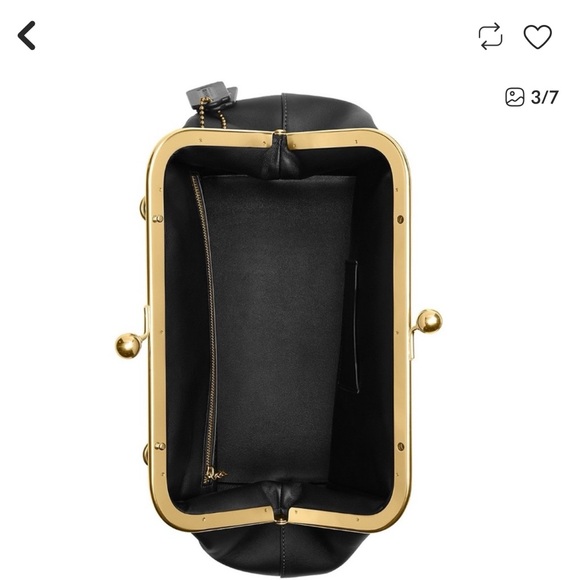 Coach Black 27 Frame Bag with Gold Hardware - Picture 4 of 5
